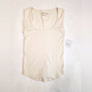 Free People, WE•THE•FREE Tank Top, Small, Ivory